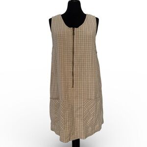 Vintage Kikomo Cotton Plaid Dress